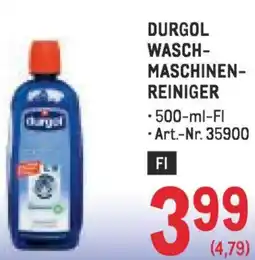 Metro Durgol wasch- maschinen- reiniger Angebot