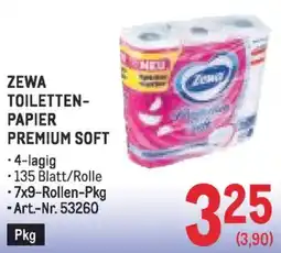 Metro Zewa toiletten- papier premium soft Angebot