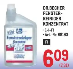 Metro Dr.becher fenster- reiniger konzentrat Angebot