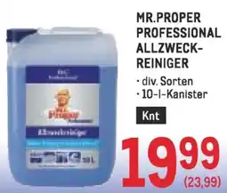 Metro Mr.proper professional allzweck- reiniger Angebot