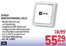 Metro Sumup kartenterminal solo Angebot
