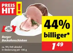 Nah&Frisch Berger Backofenschinken Angebot