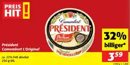 Nah&Frisch Président Camembert L'Original Angebot