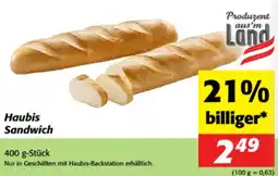 Nah&Frisch Haubis Sandwich Angebot