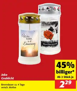 Nah&Frisch Jeka Grablicht Angebot