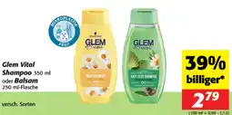 Nah&Frisch Glem Vital Shampoo oder Balsam Angebot