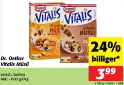 Nah&Frisch Dr. Oetker Vitalis Müsli Angebot