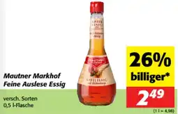 Nah&Frisch Mautner Markhof Feine Auslese Essig Angebot