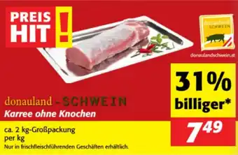 Nah&Frisch Donauland - schwein Karree ohne Knochen Angebot