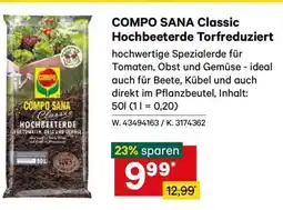 Lagerhaus COMPO SANA Classic Hochbeeterde Torfreduziert Angebot