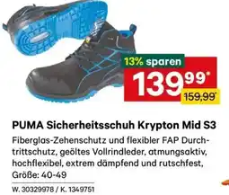 Lagerhaus PUMA Sicherheitsschuh Krypton Mid S3 Angebot