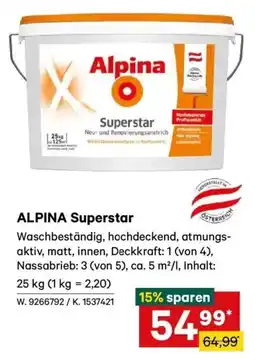 Lagerhaus ALPINA Superstar Angebot