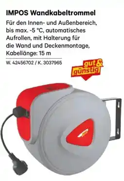 Lagerhaus Impos wandkabeltrommel Angebot