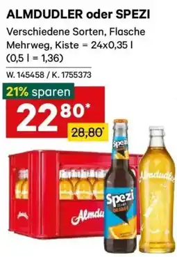 Lagerhaus ALMDUDLER oder SPEZI Angebot