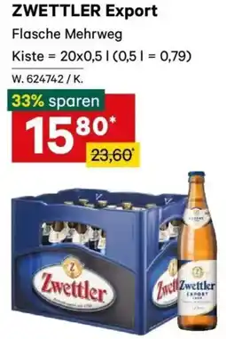 Lagerhaus ZWETTLER Export Angebot