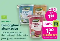Denn's Biomarkt Bio-Joghurt- alternative Angebot