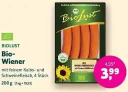 Denn's Biomarkt BIOLUST Bio- Wiener Angebot