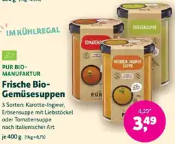 Denn's Biomarkt Frische Bio- Gemüsesuppen Angebot