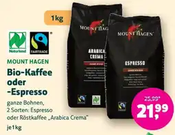 Denn's Biomarkt Bio-Kaffee oder -Espresso Angebot