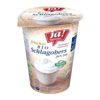 Billa Bio Schlagobers Angebot