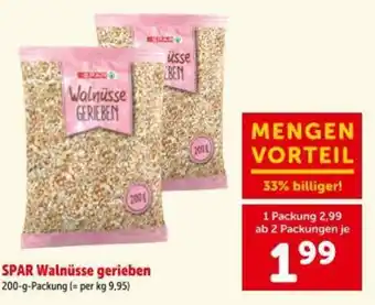 Interspar Spar walnüsse gerieben Angebot