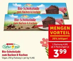 Interspar Bio schokolade zum backen & kochen Angebot