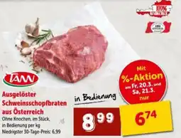 Interspar Ausgelöster schweinsschopfbraten aus österreich Angebot