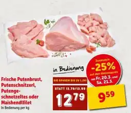Interspar Frische putenbrust putenschnitzerl putenge schnetzeltes oder maishendlfilet Angebot