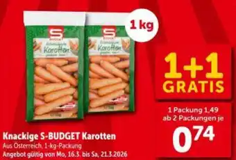 Interspar Knackige s-budget karotten Angebot