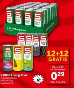 Interspar S-budget energy drink Angebot