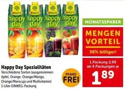 Interspar Happy day spezialitäten Angebot