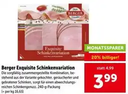 Interspar Berger exquisite schinkenvariation Angebot