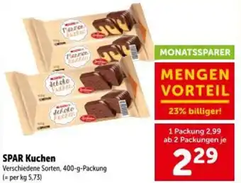 Interspar Spar kuchen Angebot