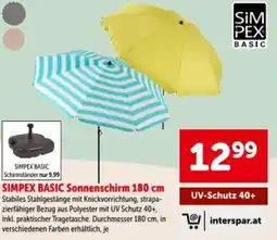 Interspar Simpex basic sonnenschirm Angebot