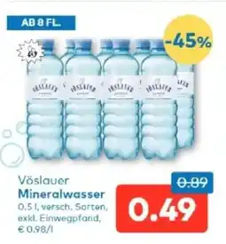 T&G Vöslauer mineralwasser Angebot