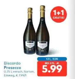 T&G Biscardo prosecco Angebot