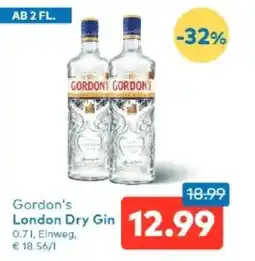 T&G Gordon's London Dry Gin Angebot