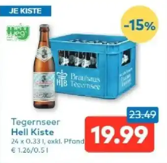 T&G Tegernseer hell kiste Angebot