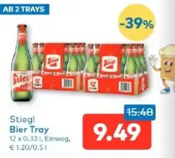 T&G Stiegl bier tray Angebot