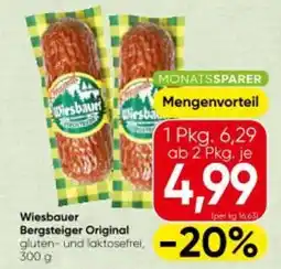 Spar Wiesbaur bergsteiger original Angebot