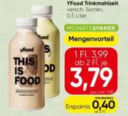 Spar YFood Trinkmahlzeit Angebot
