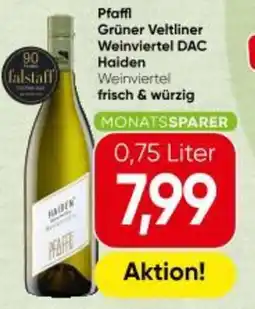 Spar Pfaffl grüner veltliner weinviertel dac haiden Angebot