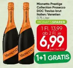 Spar Mionetto prestige collection prosecco doc treviso brut italien venetien Angebot