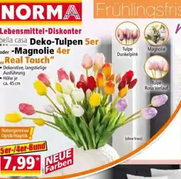 Norma Bella casa deko-tulpen 5er oder magnolie 4er real touch Angebot