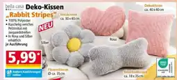 Norma Bella casa deko kissen rabbit stripes Angebot