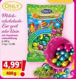 Norma Milch schokolade eier groß oder klein Angebot