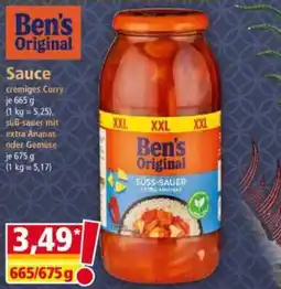 Norma Ben's Original Sauce cremiges Curry Angebot