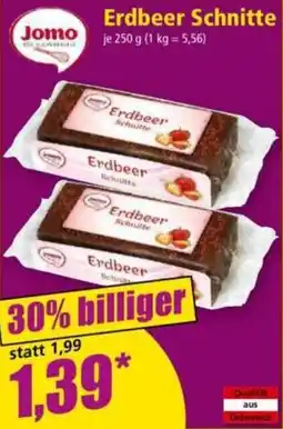 Norma Erdbeer schnitte Angebot