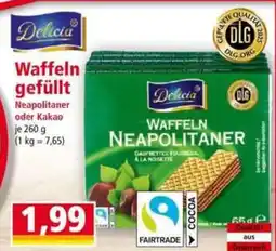 Norma Waffeln gefüllt Angebot