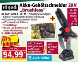 Norma Akku gehölzschneider 20v brushless Angebot